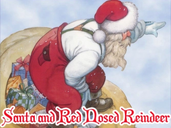 Game: Santa and Red Nosed Reindeer Puzzle
