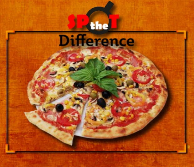 Game: Pizza Spot the Difference