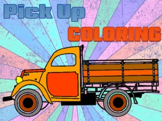 Game: Pick Up Trucks Coloring