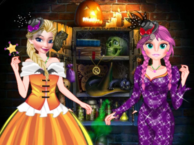 Game: Princess Halloween Party Dress!