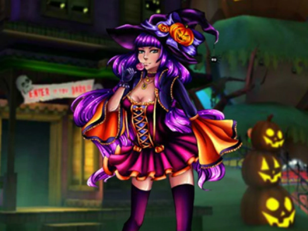 Game: Halloween Witch Dress!