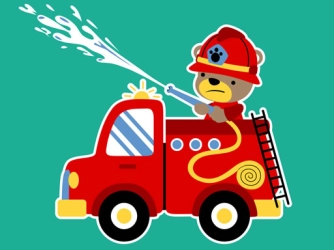 Game: Animal Firetrucks Match 3