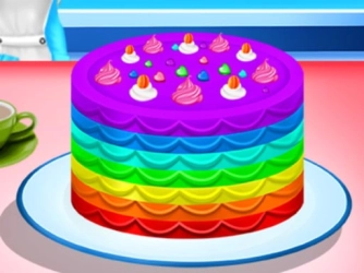 Game: Cooking Rainbow Cake