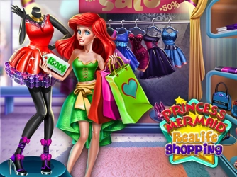Game: Princess Mermaid Realife Shopping