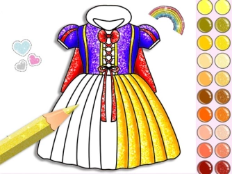 Game: Princess Glitter Coloring