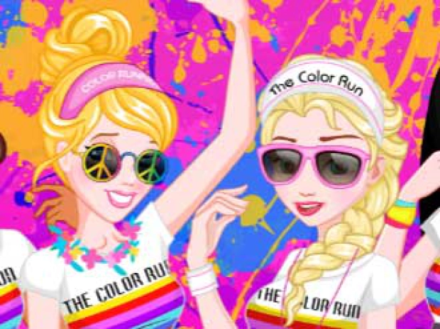 Game: Princess Color Run