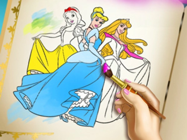 Game: Princesses Coloring Book