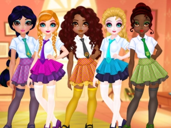 Game: Princesses BFF Rush to School