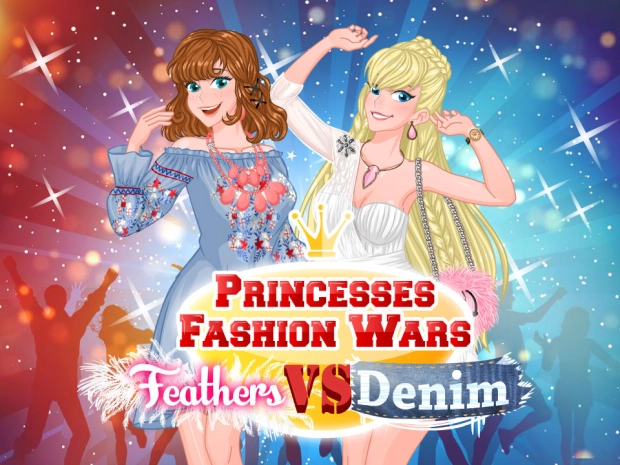 Game: Princesses Fashion Wars Feathers VS Deni