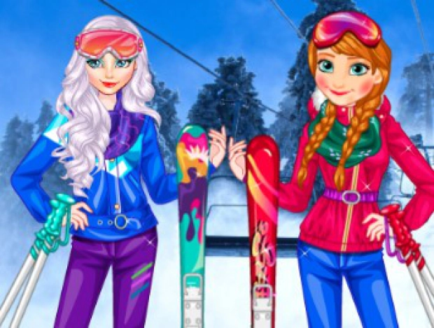 Game: Princesses At Ski