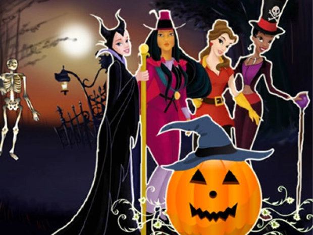 Game: Princesses Halloween Night