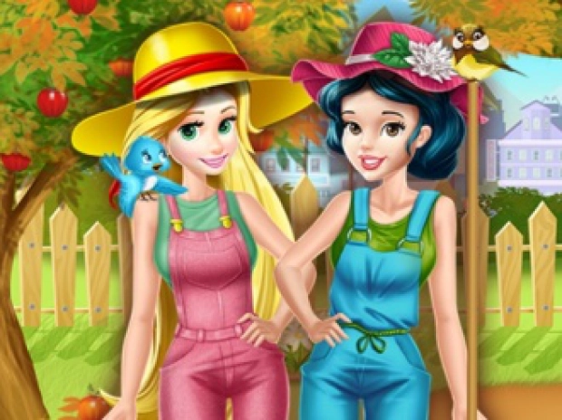 Game: Princesses Working in the Garden