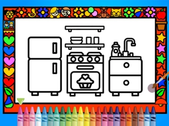 Game: Color and Decorate Rooms
