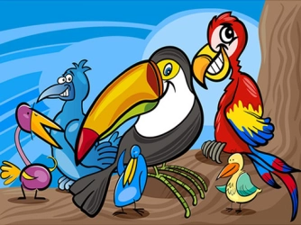 Game: Exotic Birds Coloring
