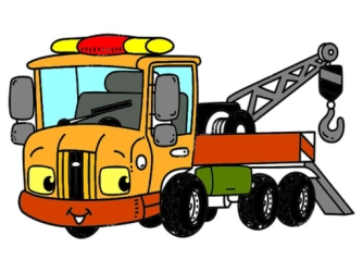 Game: Tow Trucks Coloring