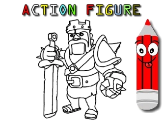 Game: Action Figure Coloring