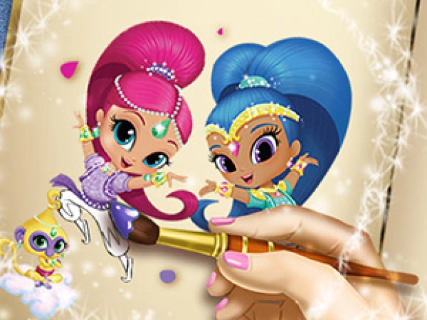 Game: Shimmer and Shine Coloring Book