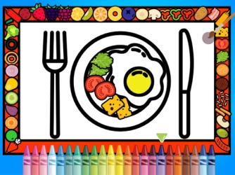Game: Color and Decorate Dinner Plate
