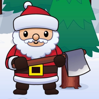Game: Wood Cutter Santa Idle