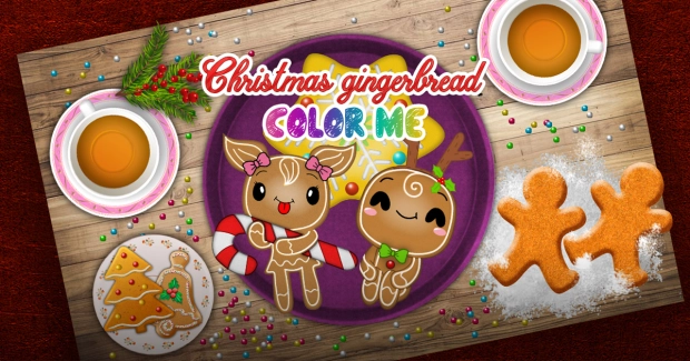 Game: Christmas Gingerbread - Color Me