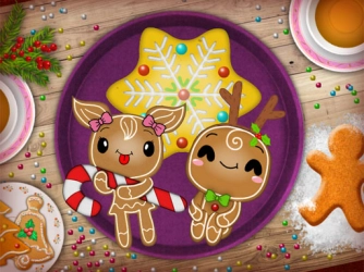 Game: Christmas Gingerbread Color Me