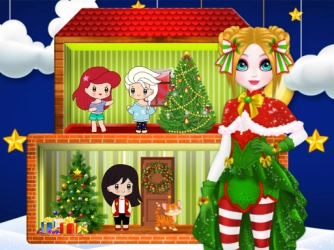 Game: Christmas Puppet Princess House