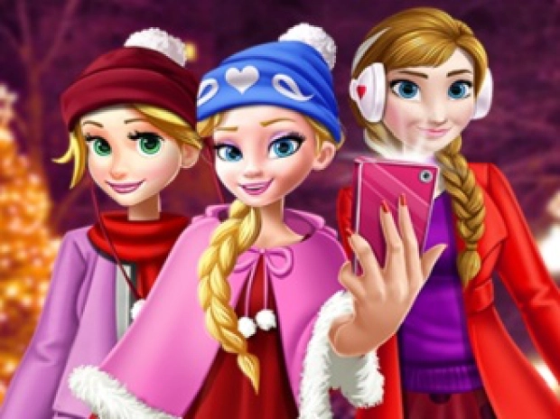 Game: Princess Christmas Selfie