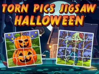 Game: Torn Pics Jigsaw Halloween