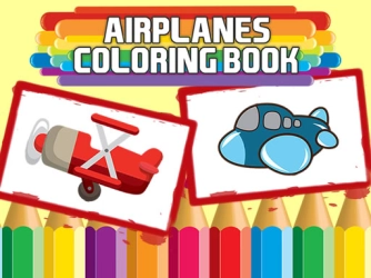 Game: Airplanes Coloring Book