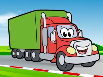 Game: Happy Trucks Coloring
