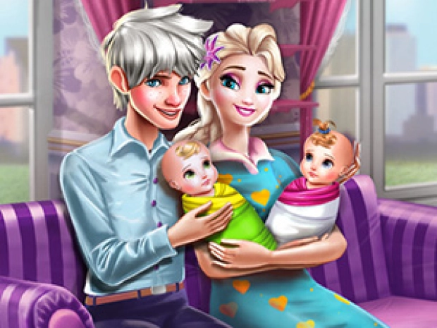 Game: Ice Queen Twins Family Day