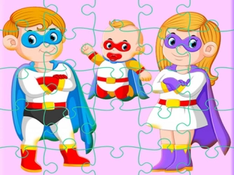 Game: Super Hero Family Jigsaw