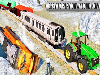 Game: Chained Tractor Towing Train Simulator