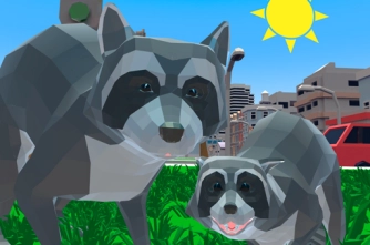 Game: Raccoon Adventure City Simulator 3D