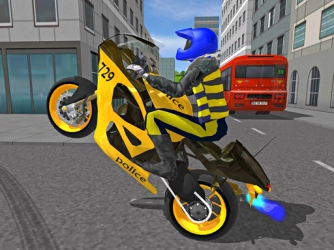 Game: Police MotorBike Race Simulator 3D