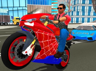 Game: Hero Stunt Spider Bike Simulator 3d