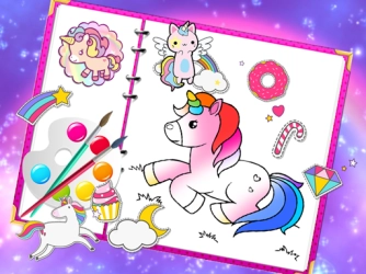Game: Fabulous Cute Unicorn Coloring Book