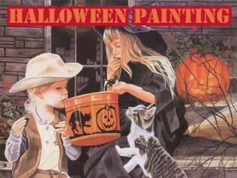 Game: Halloween Painting Slide