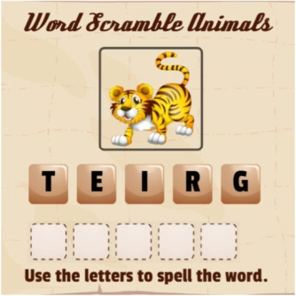 Game: Word Scramble Animals