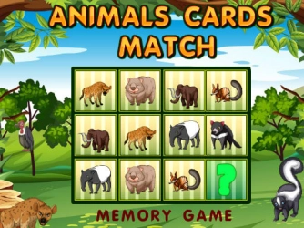 Game: Animals Cards Match