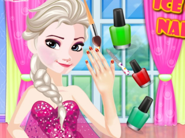 Game: Ice Queen Nails Spa