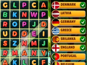Game: Word Search Countries
