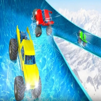 Game: Crazy Monster Truck Water Slide Game