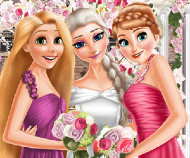 Game: Eliza and princesses wedding