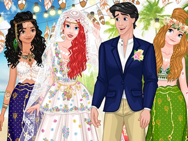 Game: Princess Coachella Inspired Wedding