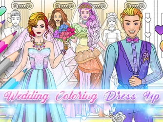 Game: Wedding Coloring Dress Up Game