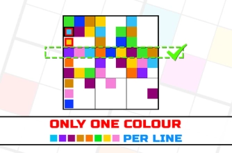 Game: Only 1 color per line
