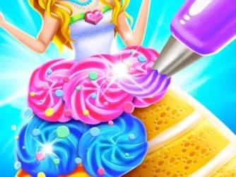 Game: Rainbow Princess Cake Maker