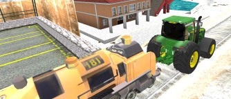 Game: Tractor Towing Train
