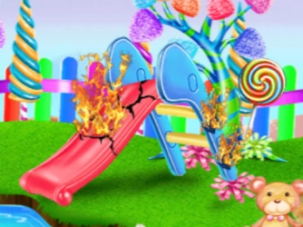 Game: Candy Garden Cleaning